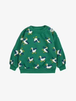 La Oca All Over Sweatshirt Green>Bobo Choses Online