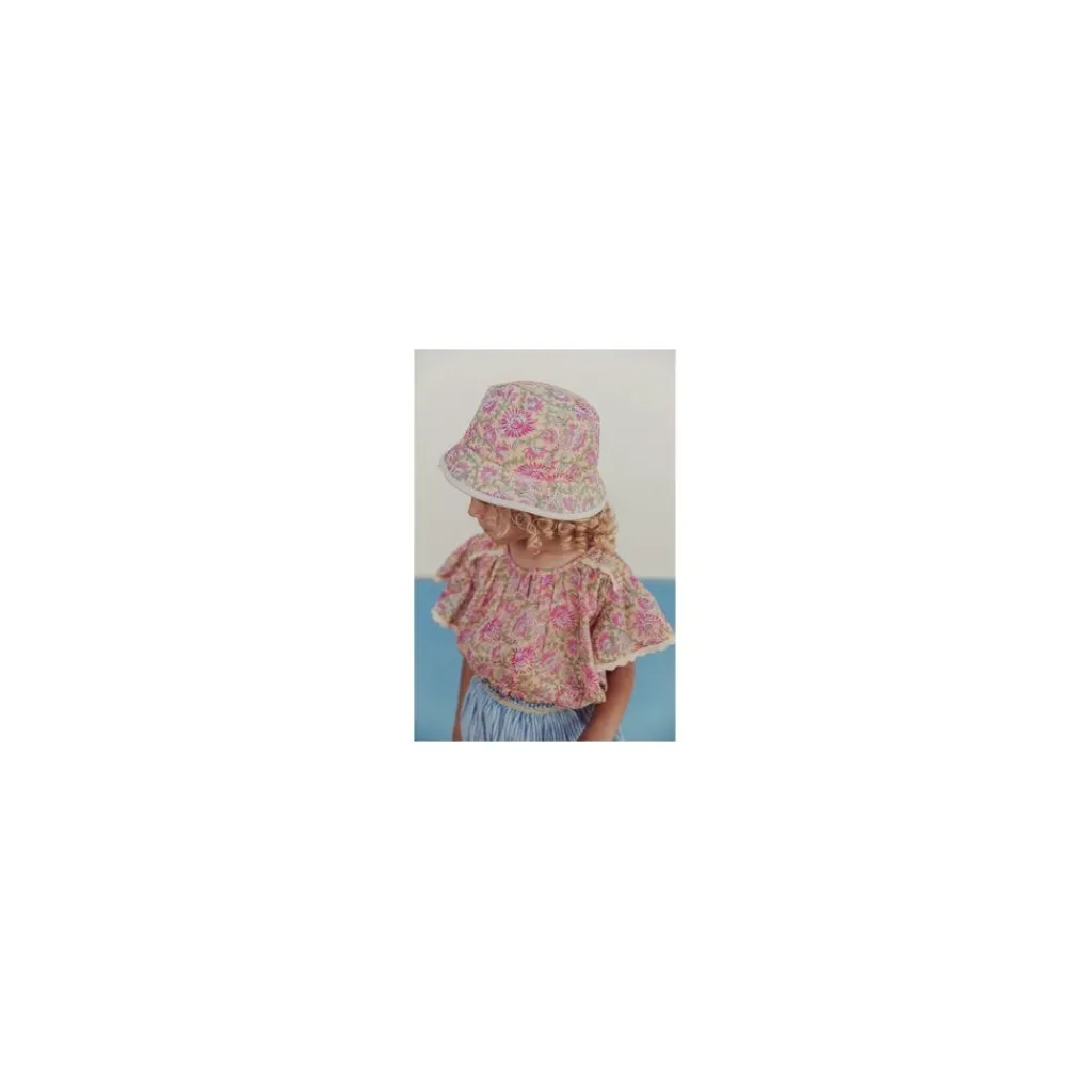 Lajik Solhatt Blue Yellow Capri>Louise Misha Discount