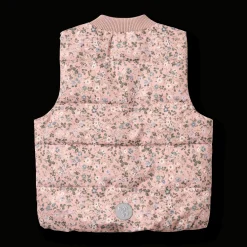 Lakas Vadderad Väst Rose Powder Flowers>Wheat New