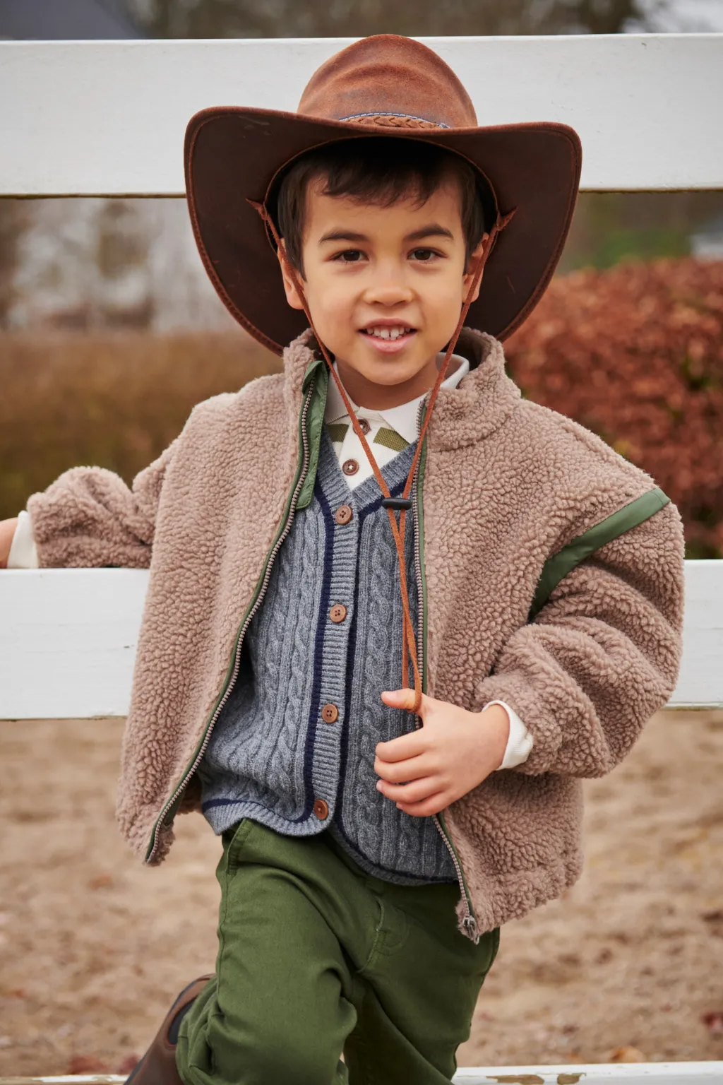 Lambswool Grandad Cardigan Dark Grey Navy>Copenhagen Colors Sale