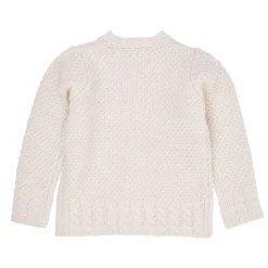 Lambwool Cardigan w Bow Emb CREAM><noscript><img width=