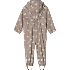 Leeds Ofodrad Regnoverall Taupe Hearts>Kuling New