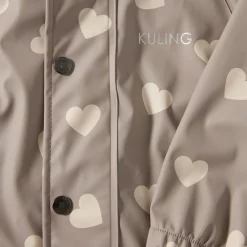 Leeds Ofodrad Regnoverall Taupe Hearts><noscript><img width=