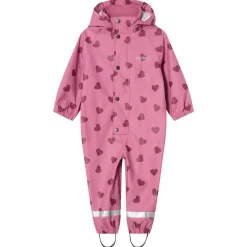 Leeds Ofodrad Regnoverall Mauve Hearts>Kuling Outlet