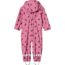 Leeds Ofodrad Regnoverall Mauve Hearts>Kuling Outlet