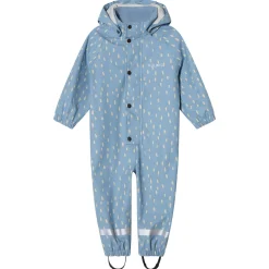 Leeds Ofodrad Regnoverall Dove Blue Dots>Kuling New