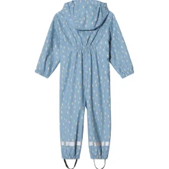 Leeds Ofodrad Regnoverall Dove Blue Dots>Kuling New