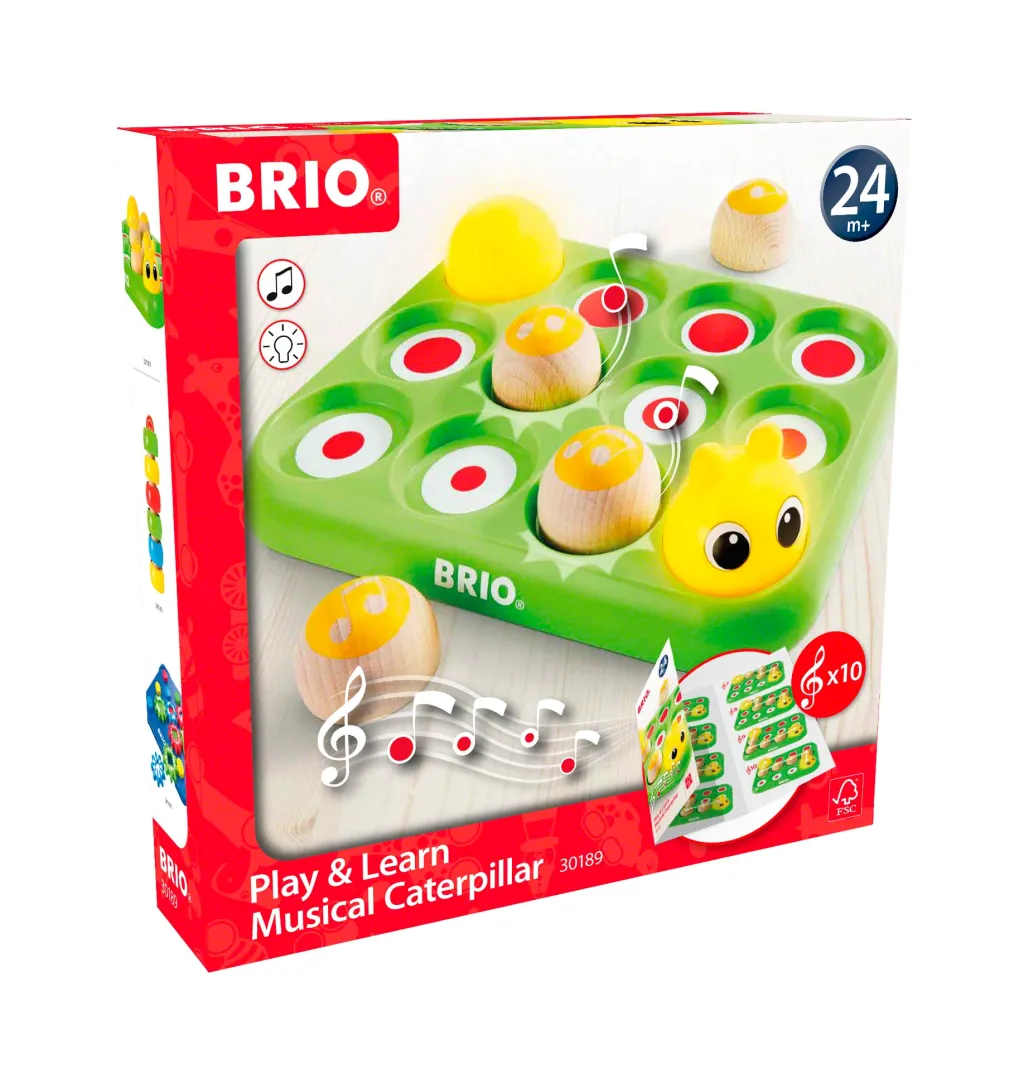 Lek & Lär Musikalisk Larv Multicolor>BRIO Best