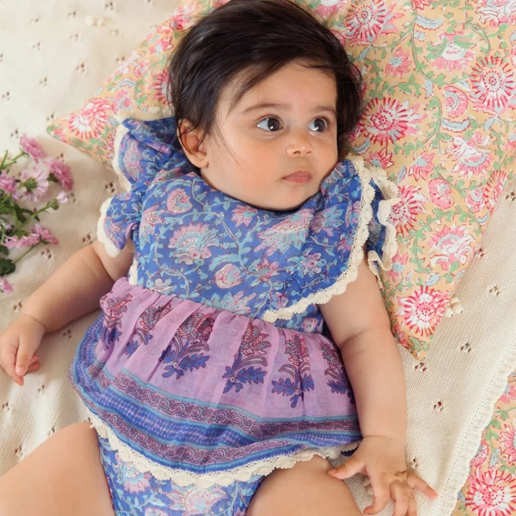 Lena Romper Blue Capri Cove>Louise Misha Clearance
