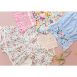 Lena Romper Cream Rosa Festa><noscript><img width=