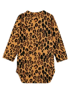 Leopard Långärmad Body Beige><noscript><img width=