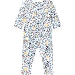 Leopardmönstrad Sparkdräkt Gräddvit><noscript><img width=