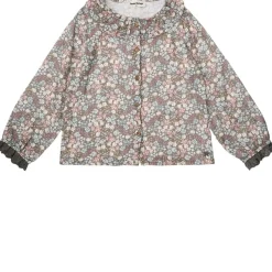 Liberty Flowers Blus Dark Grey>Tocoto Vintage Online