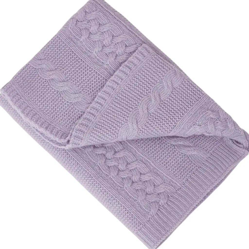 Lilac Stickad Filt>garbo&friends Best