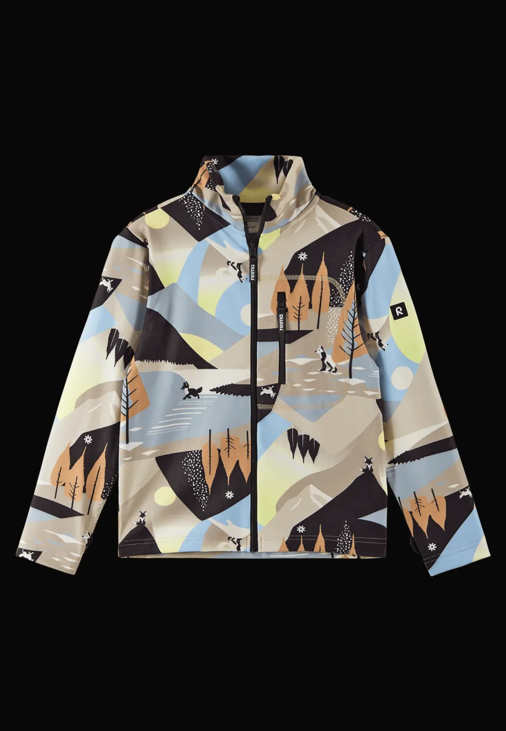 Lisisti Mjuk Jersey Tröja Med Hel Dragkedja Earthy Beige>Reima Outlet