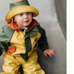 Liverpool Återvunnen Regnhatt Yellow/Rust/Moss><noscript><img width=