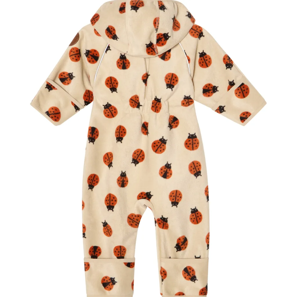 Livigno Vindfleeceoverall Ladybug>Kuling