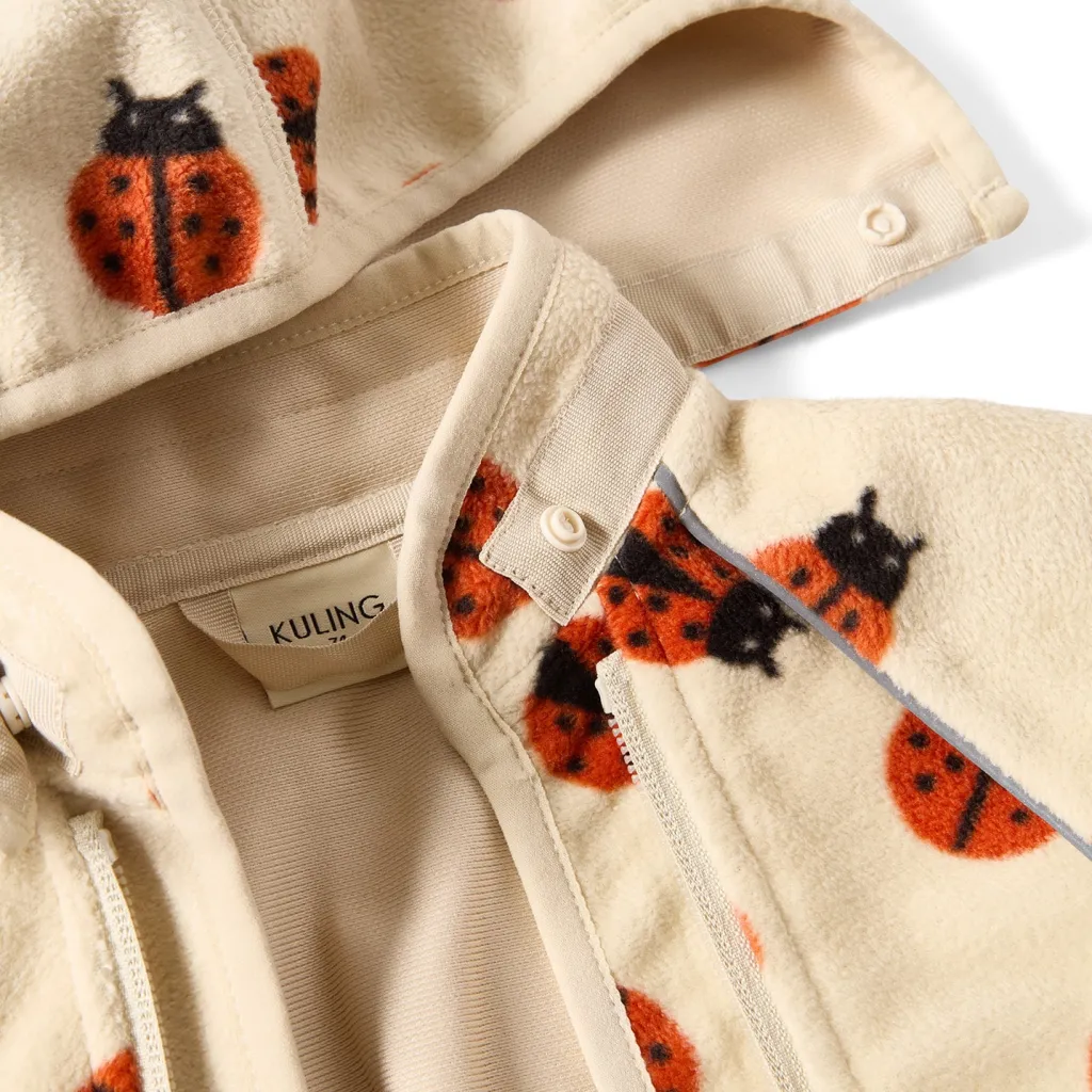 Livigno Vindfleeceoverall Ladybug>Kuling