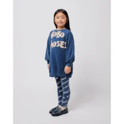 Lång sweatshirt Midnight Blue><noscript><img width=