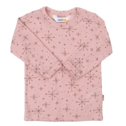 Långärmad Blus I Ull Rosa>Joha Outlet