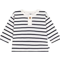 Långärmad Bomulls-T-shirt Marshmallow Smoking>Petit Bateau