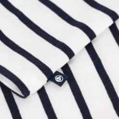 Långärmad Bomulls-T-shirt Marshmallow Smoking>Petit Bateau