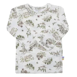 Långärmad Topp I Ull Off White>Joha Outlet