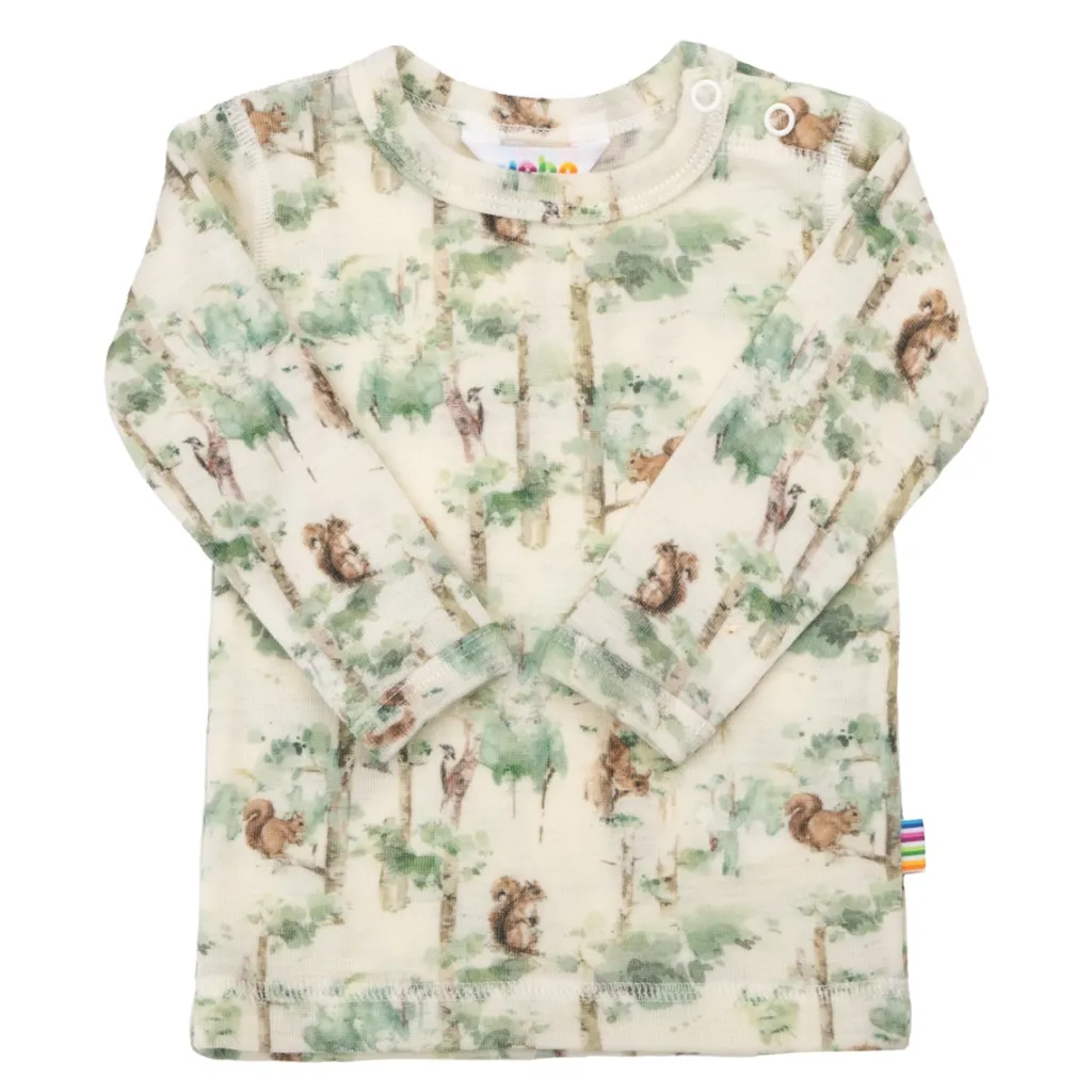 Långärmad Topp I Ull Off White>Joha Hot