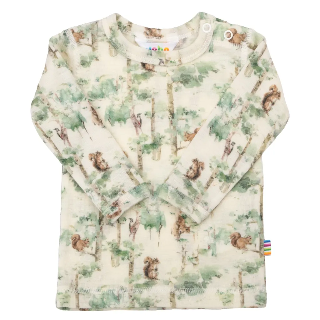 Långärmad Topp I Ull Off White>Joha Hot