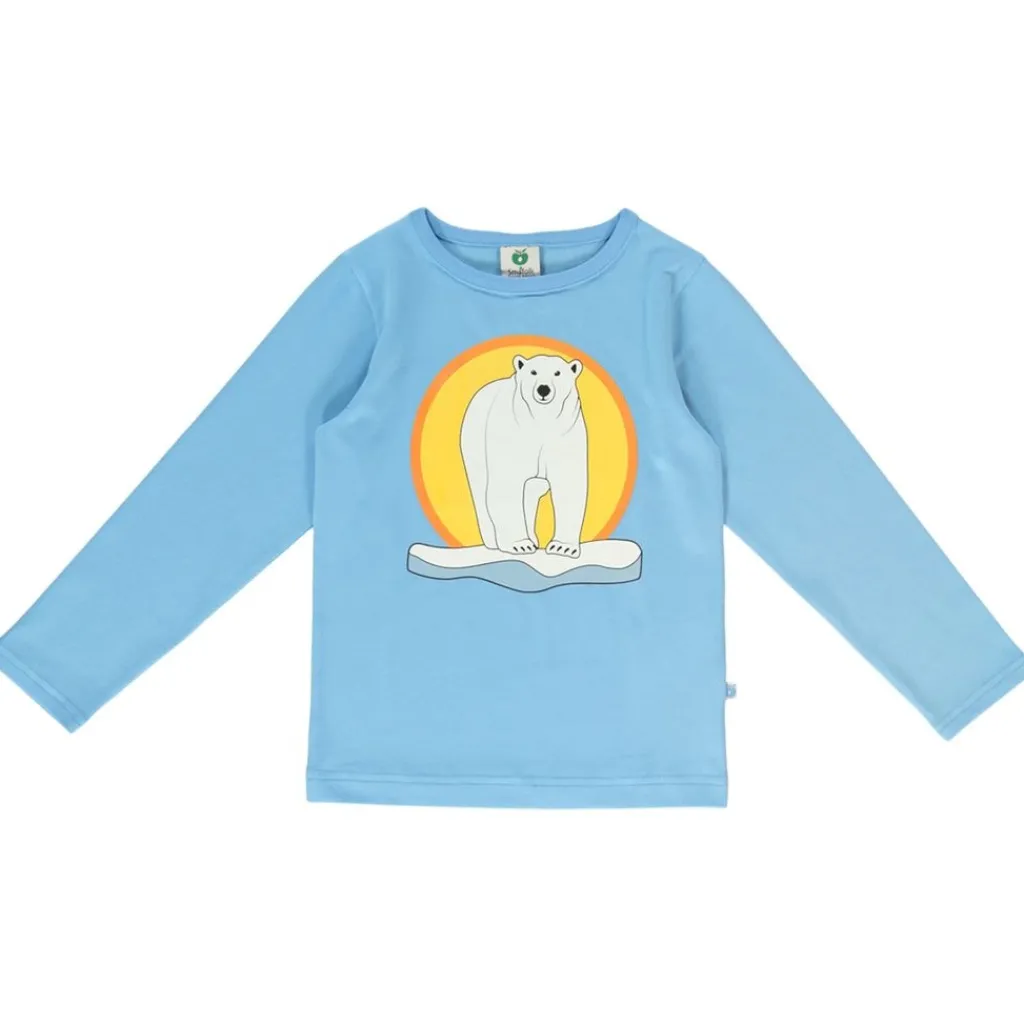 Långärmad t-shirt Alaskan Blue Polar Bear>Småfolk Online