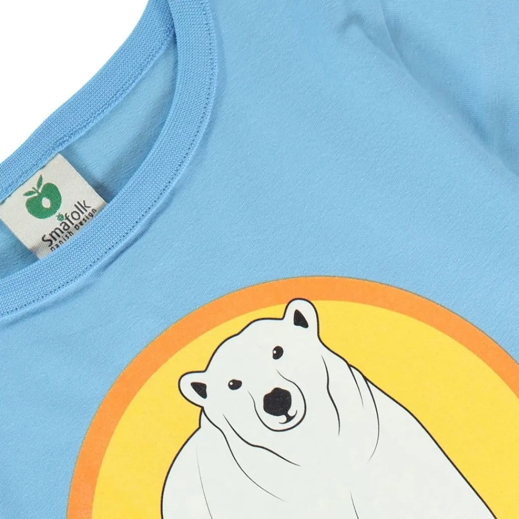 Långärmad t-shirt Alaskan Blue Polar Bear>Småfolk Online