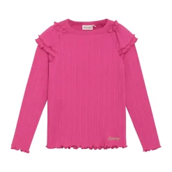 Långärmad T-shirt Fuchsia Fedora>Minymo New