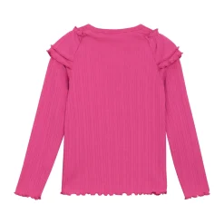 Långärmad T-shirt Fuchsia Fedora>Minymo New