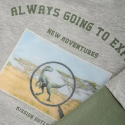 Långärmad T-shirt Grey Melange>Minymo Discount