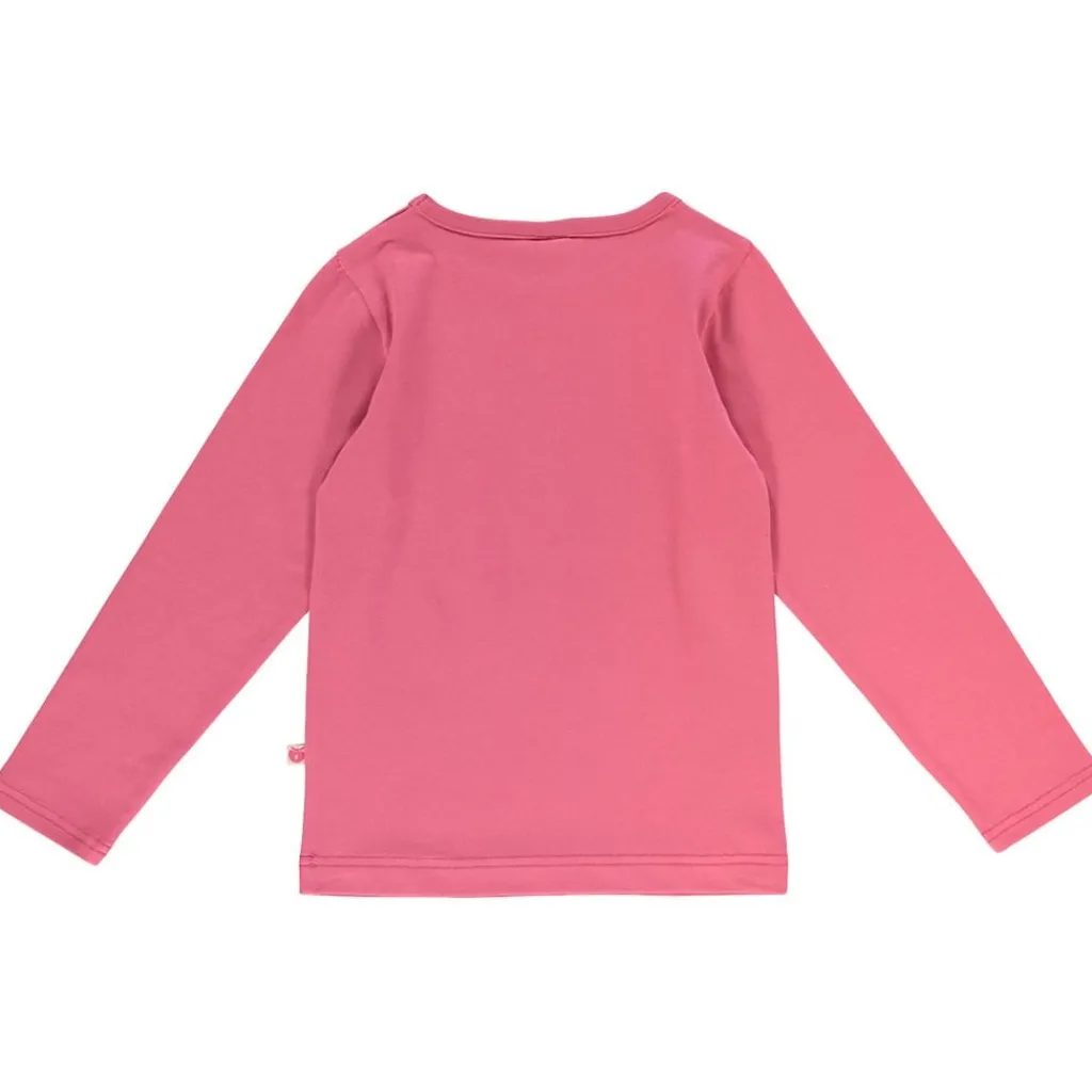 Långärmad T-shirt i Baroque Rose med isbjörnar>Småfolk New