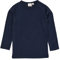 Långärmad T-shirt Marinblå Melange>Copenhagen Colors New