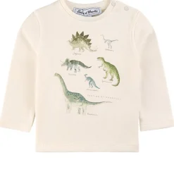 Långärmad T-shirt Med Tryck Vit>Tartine et Chocolat