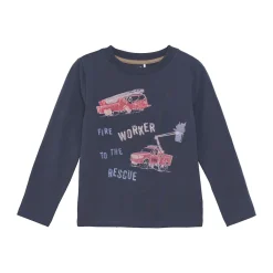 Långärmad T-shirt Parisian Night>Minymo Discount