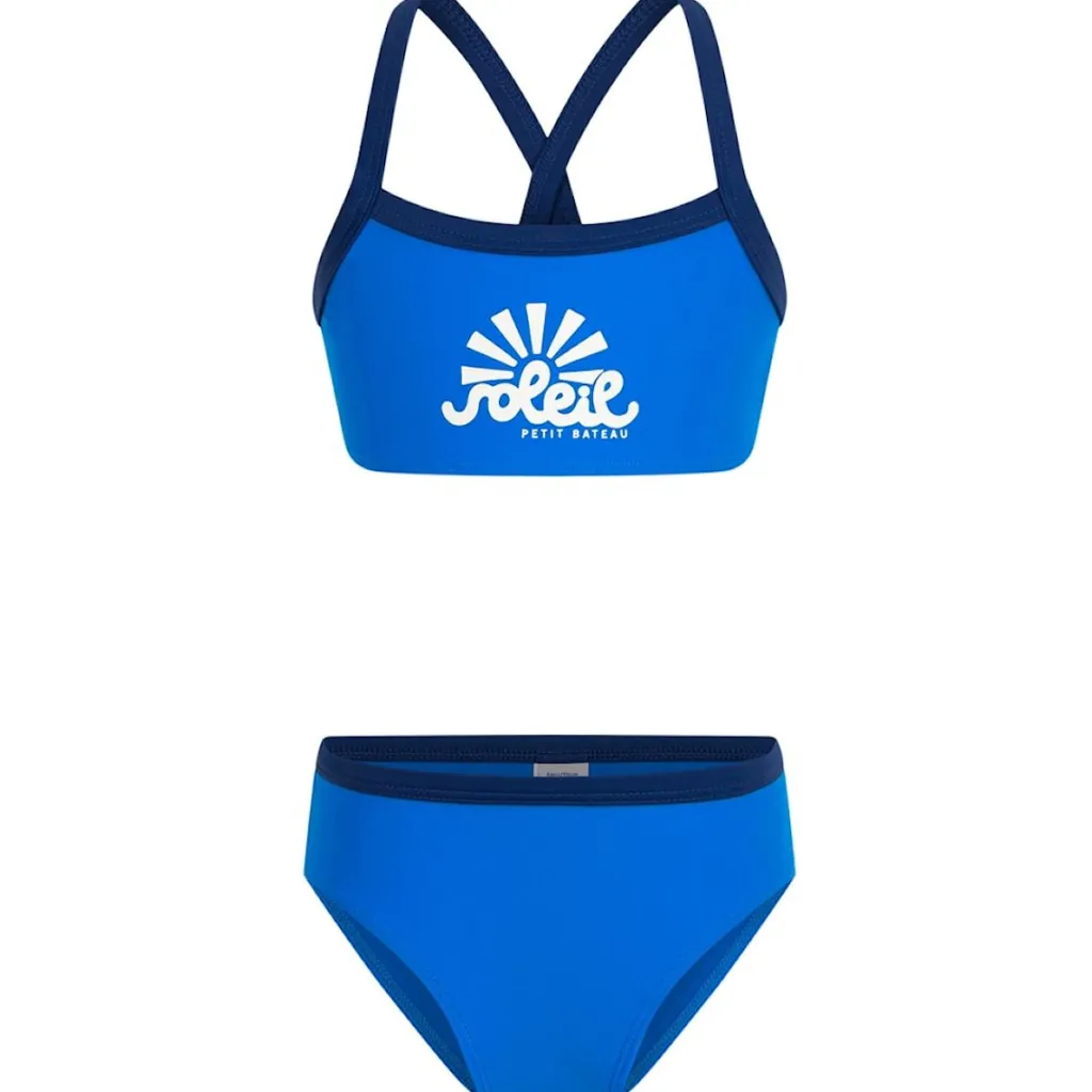 Logo Bikini Blå>Petit Bateau New