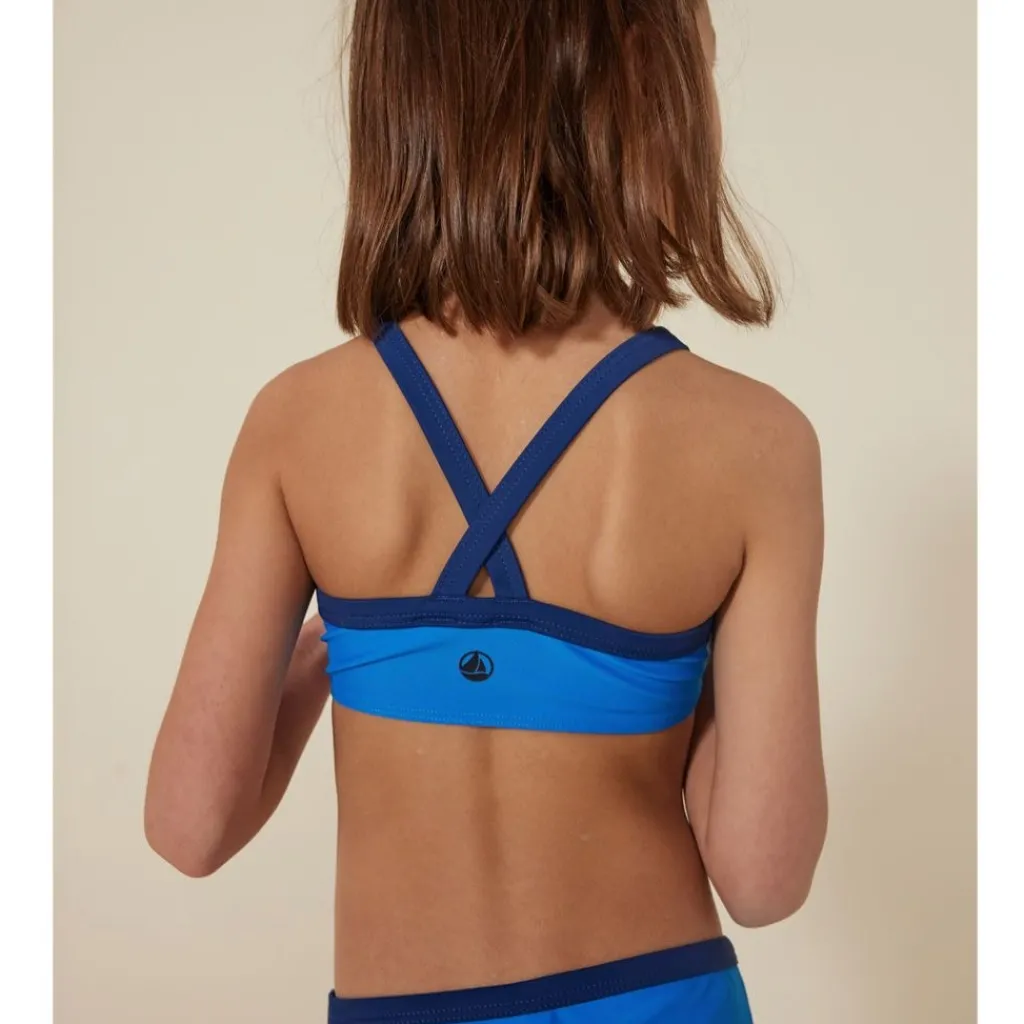 Logo Bikini Blå>Petit Bateau New