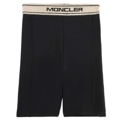 Logo Cykelshorts Svarta>Moncler Discount