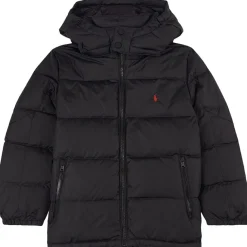 Logo Dunjacka Svart>Ralph Lauren Discount