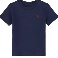 Logo T-shirt Marinblå>Ralph Lauren