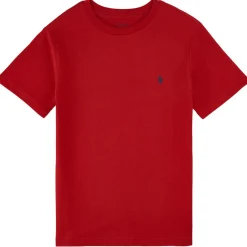 Logo T-shirt Röd>Ralph Lauren