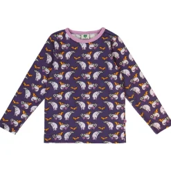 Long-sleeved top with badger and squirrel Loganberry><noscript><img width=