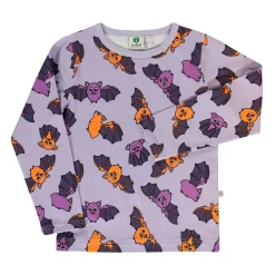 Long-sleeved top with bats Orchid Petal>Småfolk Online