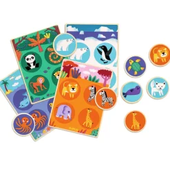 Loto Wood Memory-spel Multi>Djeco Hot