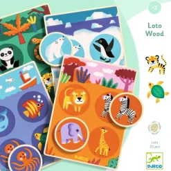 Loto Wood Memory-spel Multi><noscript><img width=