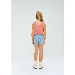 Lotus Ribbad Volang Topp Old Rose>The New New