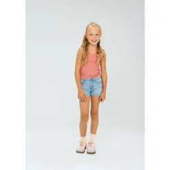 Lotus Ribbad Volang Topp Old Rose><noscript><img width=
